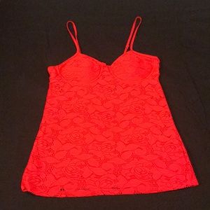 Red Lined Camisole Small Candie’s $20
